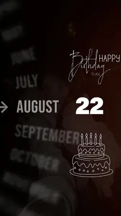 HBD 22 august