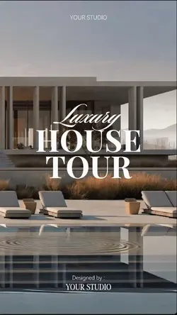 Luxury house tour