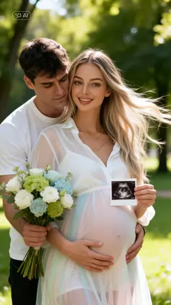 Pregnant Couple AI