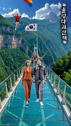 #출렁다리산책