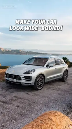 Wide body kit effect
