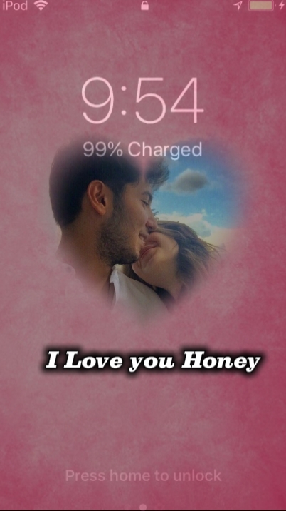 Pantalla de bloqueo de pareja 