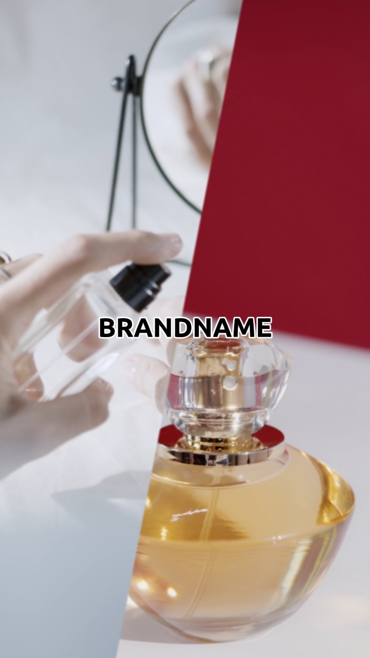 Pantalla De Productos De Perfume Golpeando Al Estilo TikTok