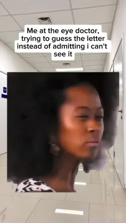 me at the eye doctor