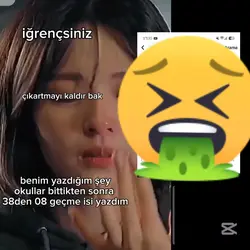 iğrençisiniz