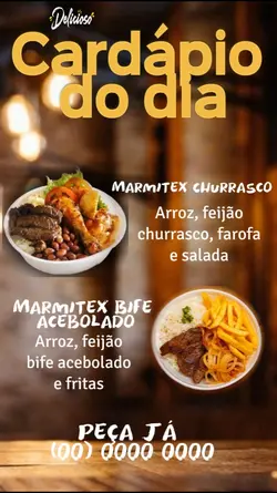 Cardápio do dia 