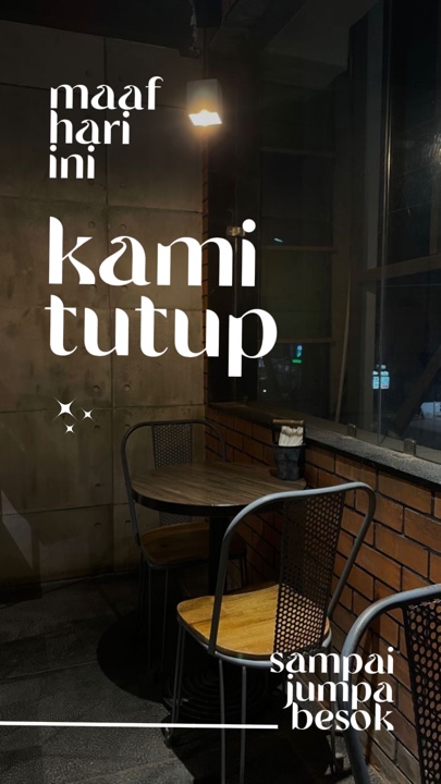 Desculpe kami tutup