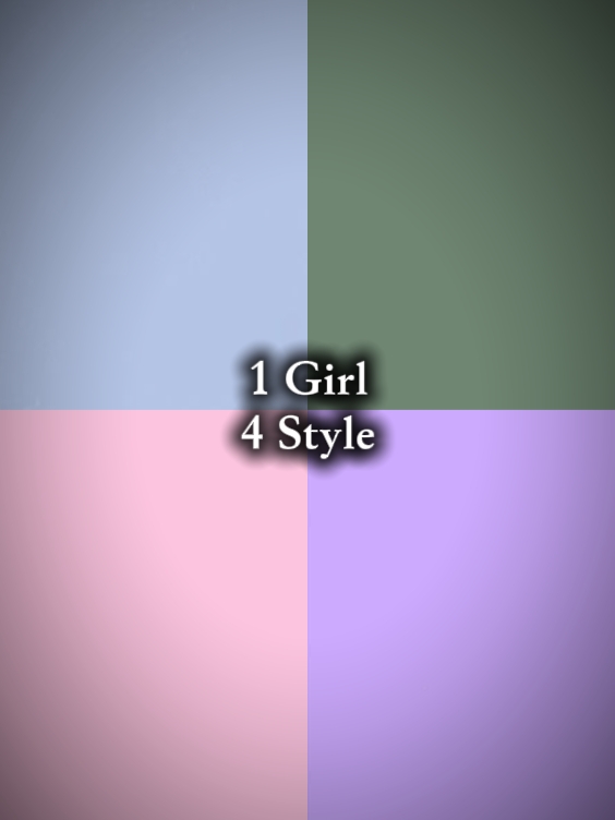 1girl-4hairstyles 
