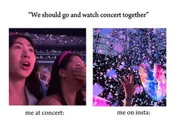 me at concert