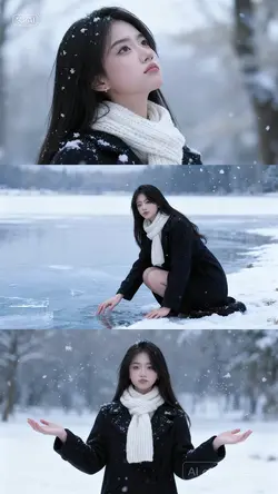 Khung 3 ảnh mùa đông