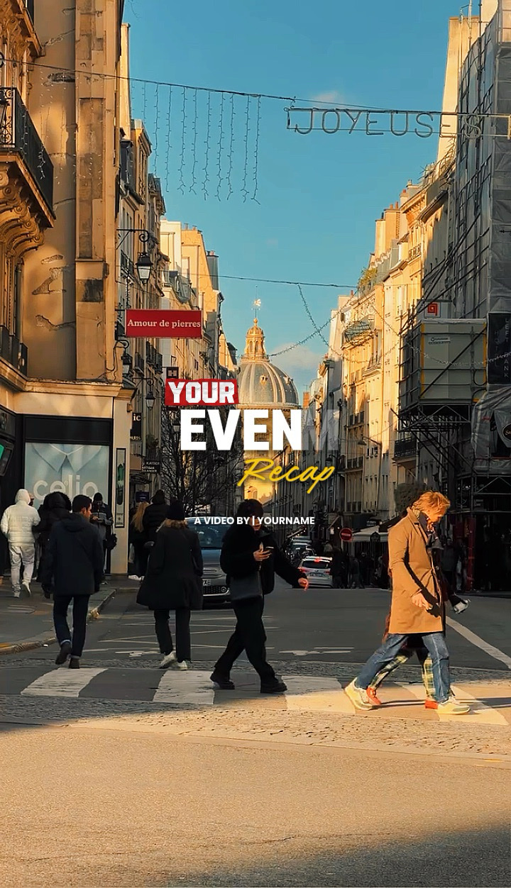 YOUR EVENT RECAP