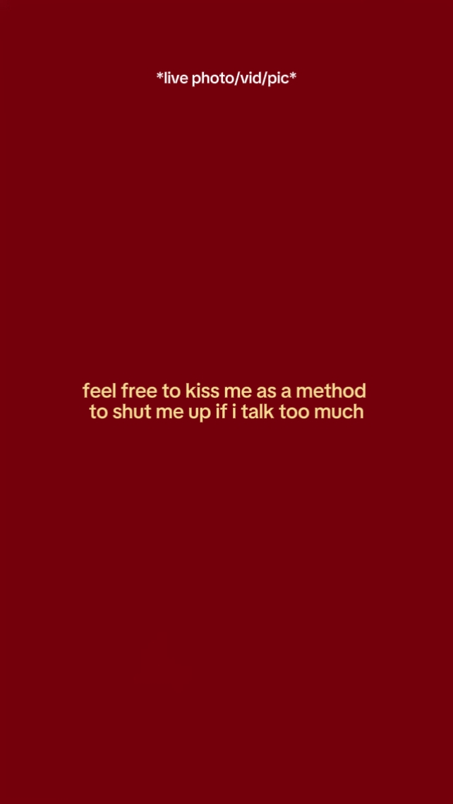feel free to kiss 