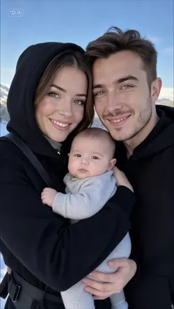 Couple with baby 