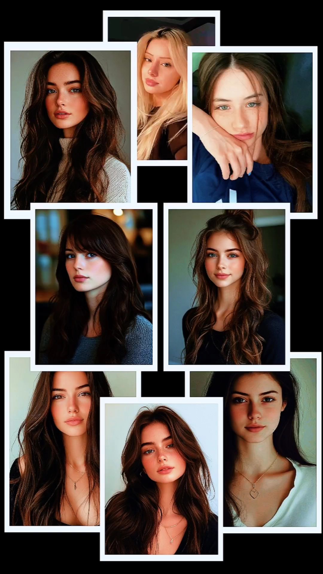 Collage de fotos de tendencia
