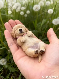 tiny little cute pup