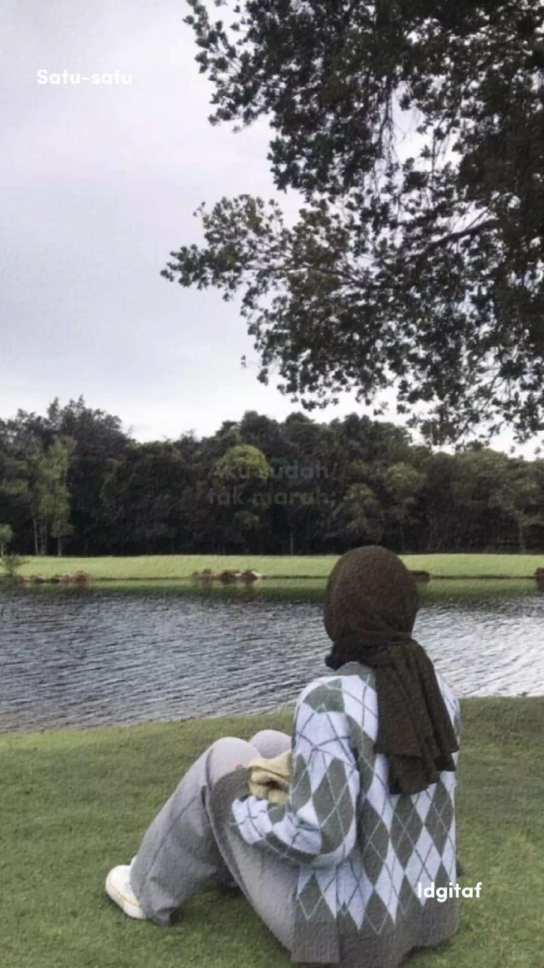 Aku sudah tak marah