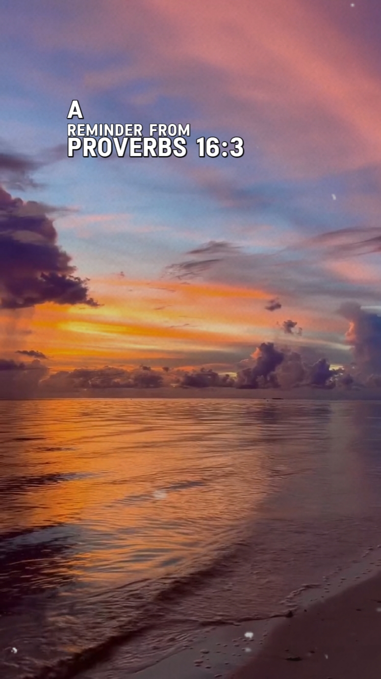 Proverbs 16:3