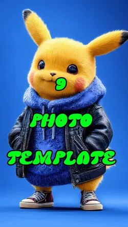 9 Photo Template 