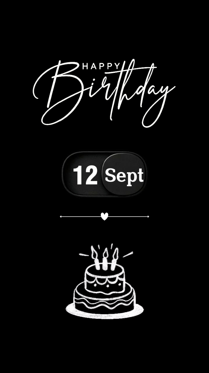 Birthday 12 septembe