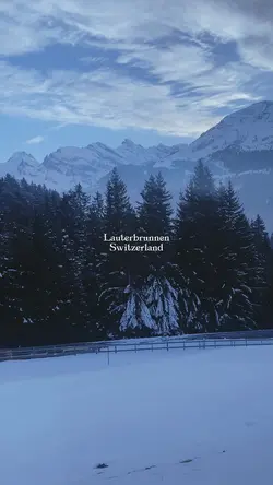 Lauterbrunnen snow