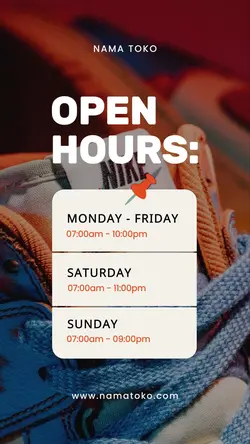 story : open hours