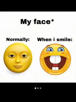 my face normally 