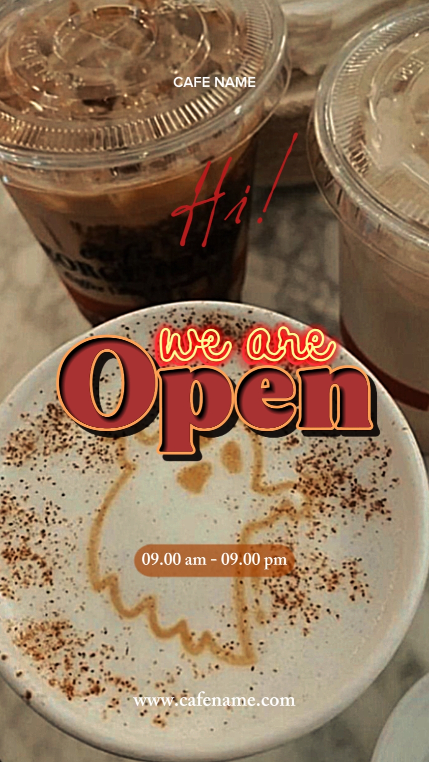 we are open