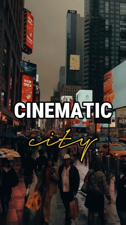 City vlog trend 