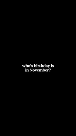Birthday November