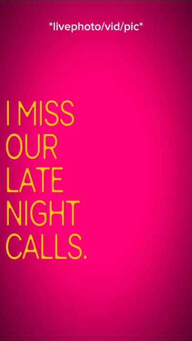 late night calls