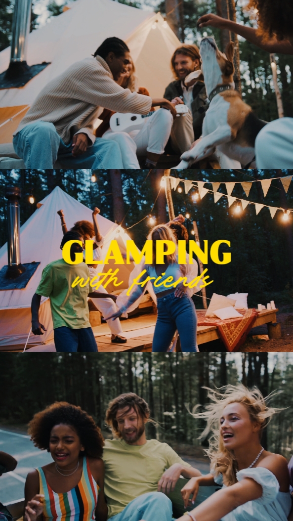 Glamping with friend