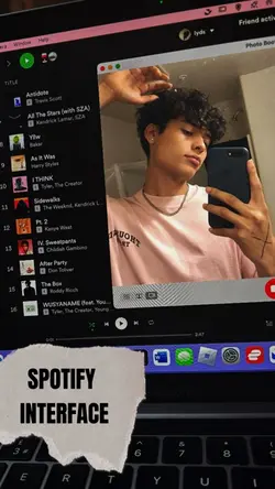 spotify interface