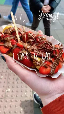 I like to eat