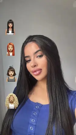 efeito vários cabelo