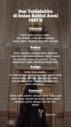 Doaku di Rabiul Awal