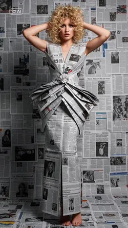 Zeitungskleid