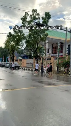 Lari mulu biar apa?