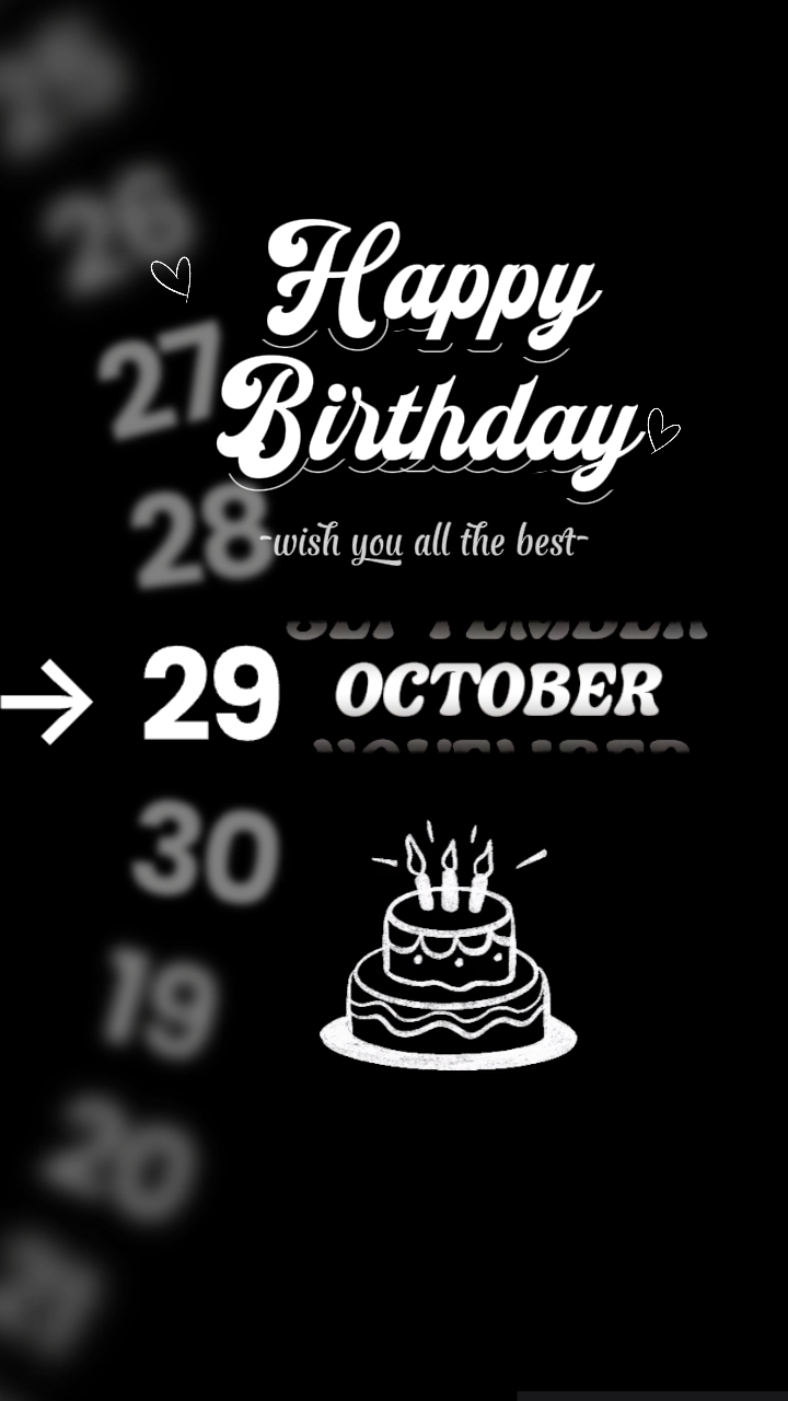 HBD 29 OCTOBER 2025