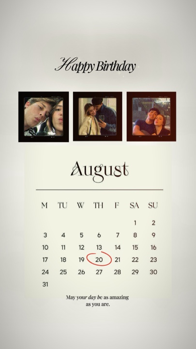 HBD AUGUST 20
