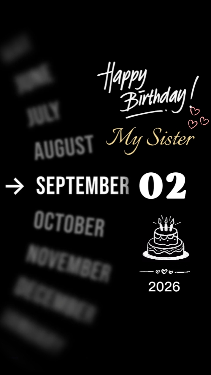 Bday MySister 2 sept