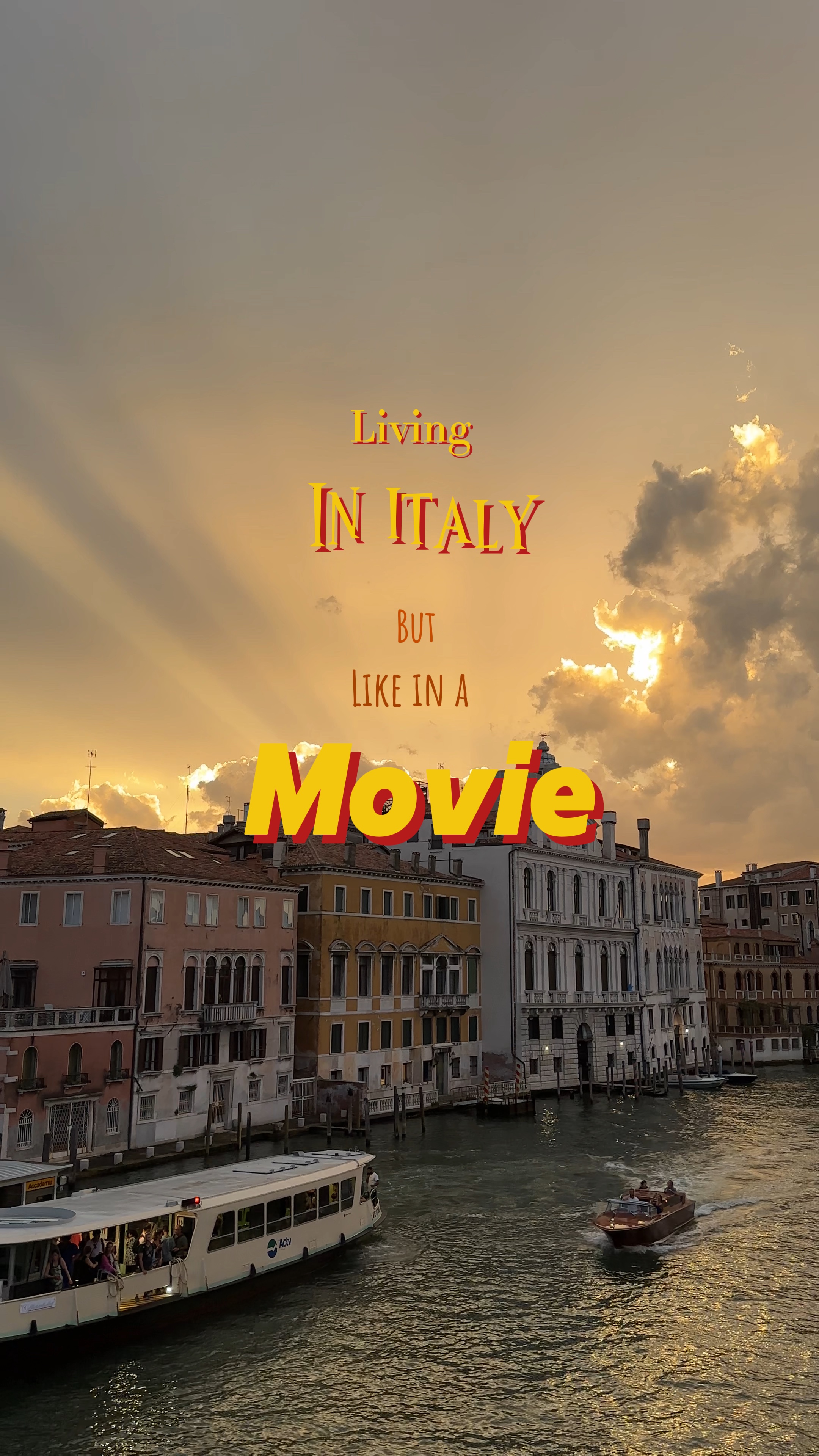 L'Italie comme dans les films