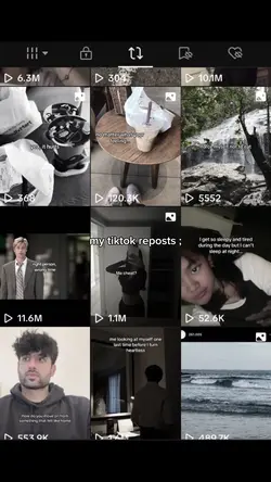 my tiktok reposts 😷
