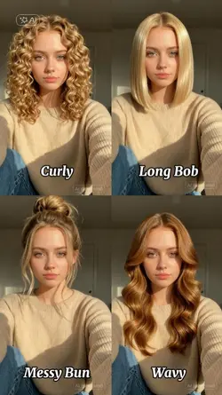 4 Hairstyles Effect 