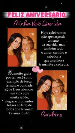 Parabéns Avó
