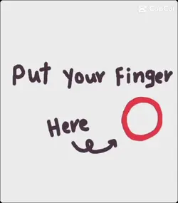 Put your finger here