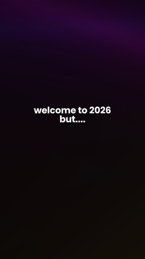 Bienvenido a 2026 pero...