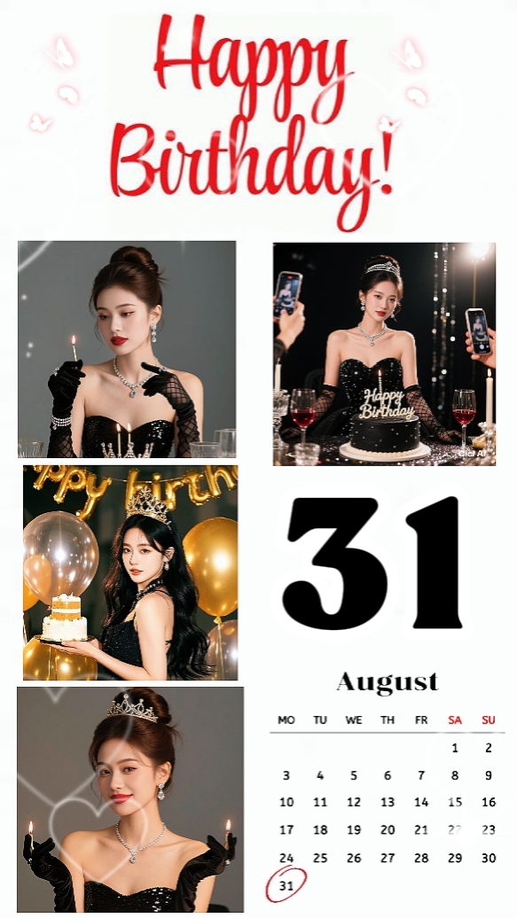 BIRTHDAY 31 AUGUST 