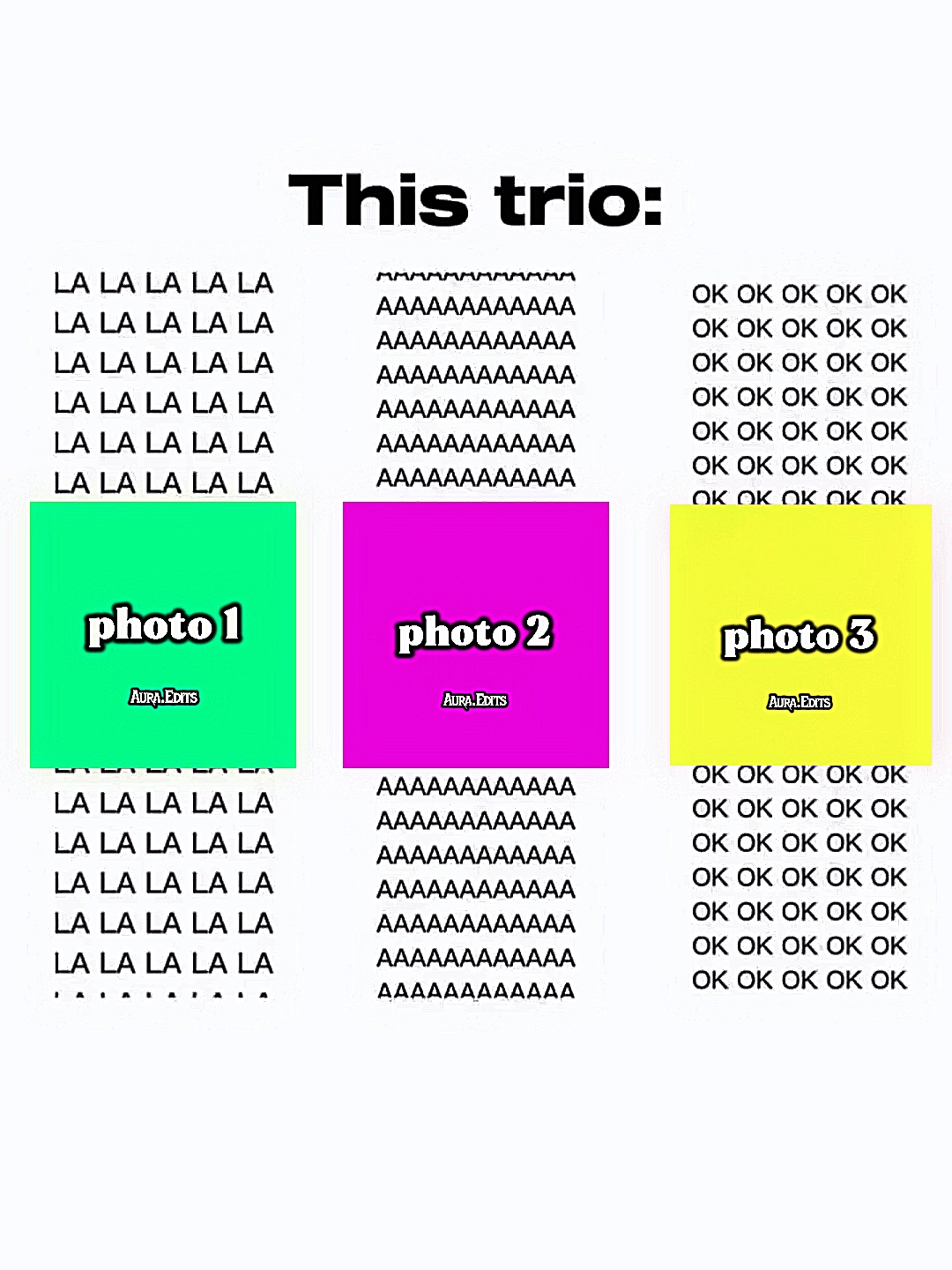 Dieses Trio 