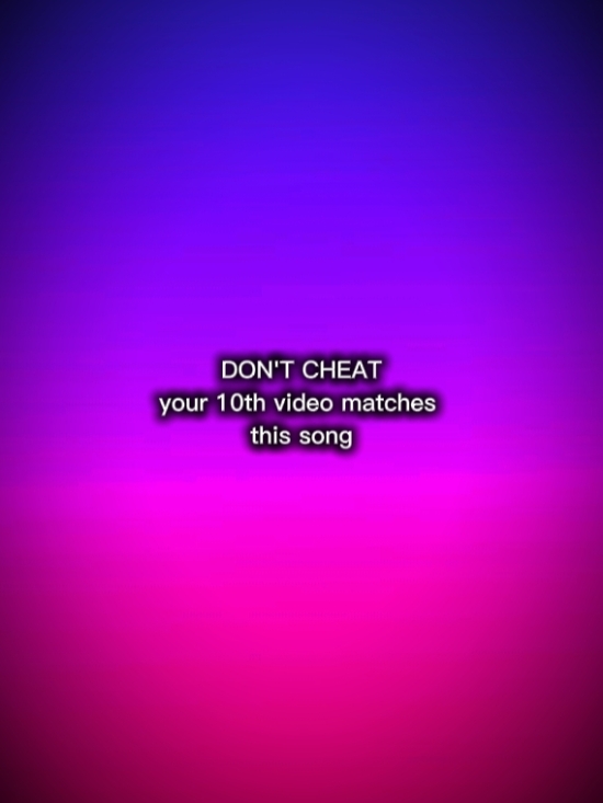 Don't Cheat 