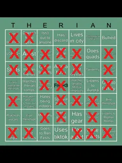 therian bingo